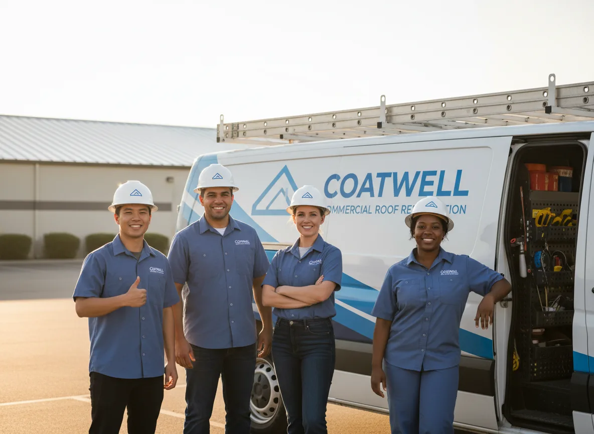 Commercial roof coating company in Scottville, MI